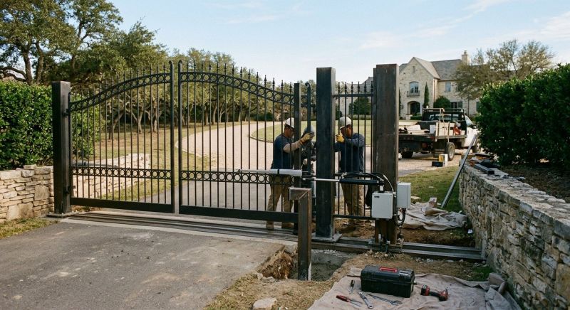 Main Gate Installation in Annapolis, MD