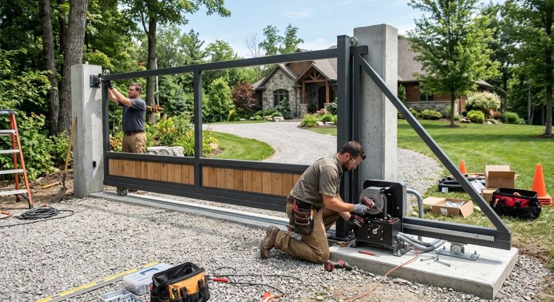 Main Gate Installation in Cumming, GA