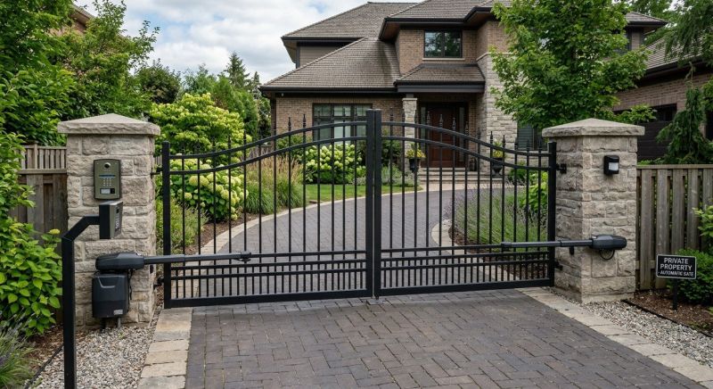 Motorized Gate Installation in Cary, NC